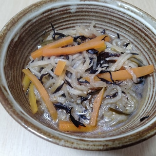 切り干し大根とひじき【汁まで美味しい】簡単煮物